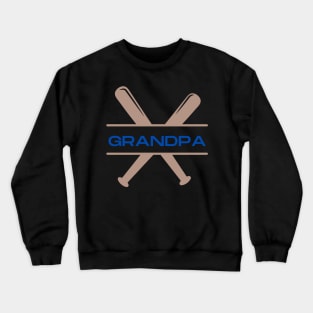 Baseball Grandpa Crewneck Sweatshirt